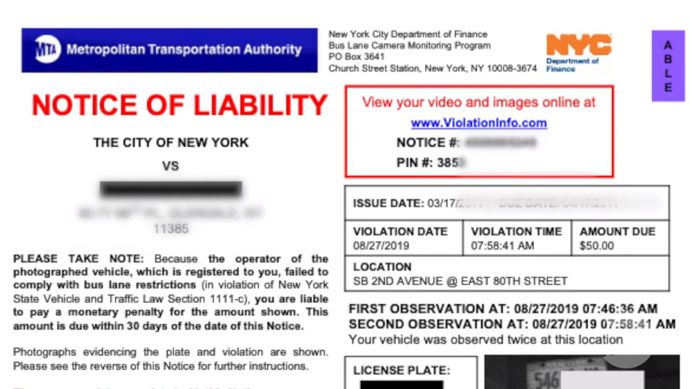 Vehiclemounted cameras start issuing bus lane violations in New York