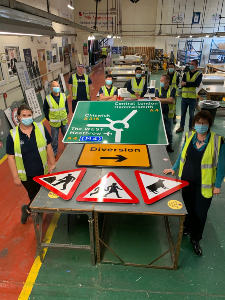 New York art exhibition features classic British road signs