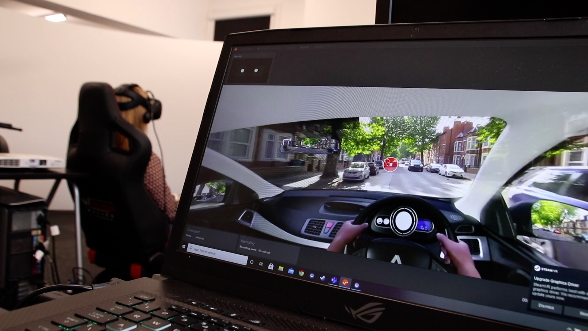 Virtual reality preferred by drivers in hazard perception tests