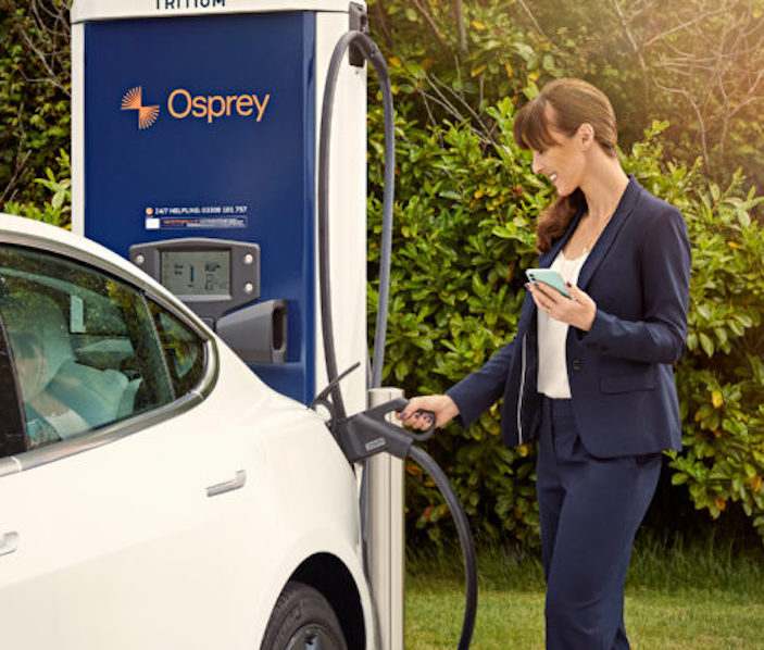 UK-first EV charging hub opened by Osprey Charging using Kempower technology