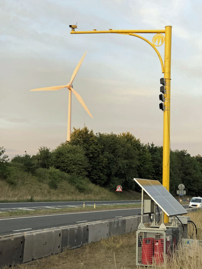 Jenoptik launches solar, wind and hydrogen power for speed cameras