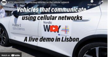 #ITSLisbon2023 VIDEO: Connecting vehicles on the cellular network
