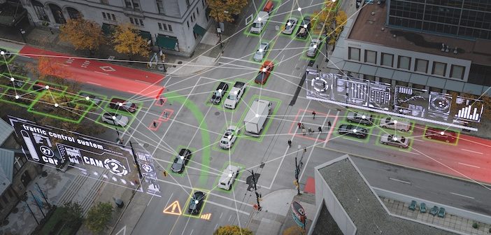 Integrated control system simulation and autonomous driving in smart city