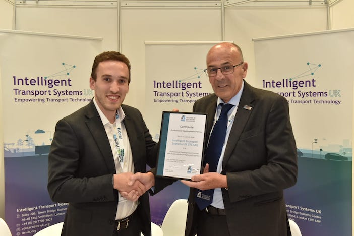 Left to right – Max Sugarman, Chief Executive, ITS UK; Steve Spender, Chief Executive, IHE.