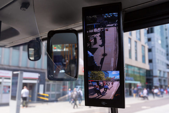 May 2019 - London bus fitted with a Camera Monitoring System to improve safety and reliabilty